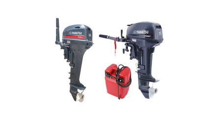 YAHATSU 2 Stroke 15hp  Outboard Motor Marine Engine Compatible with Original YAMAHA Boat Motor and Spare Parts