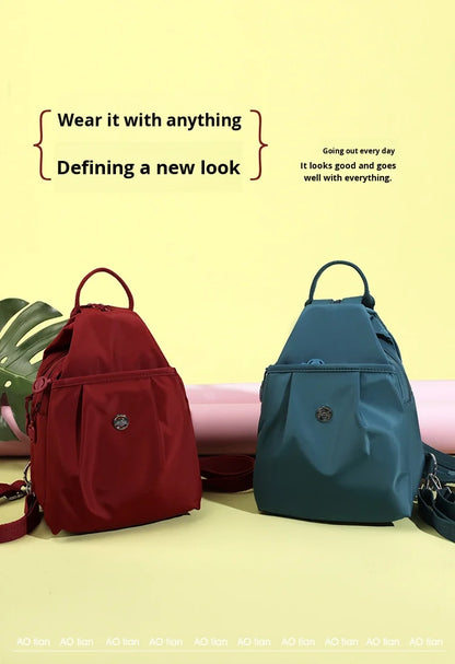 Mini Waterproof Anti-theft Women's Chest Bag 2025 New Simple Versatile Fashion Oxford Cloth Casual Small Mini Women's Backpack