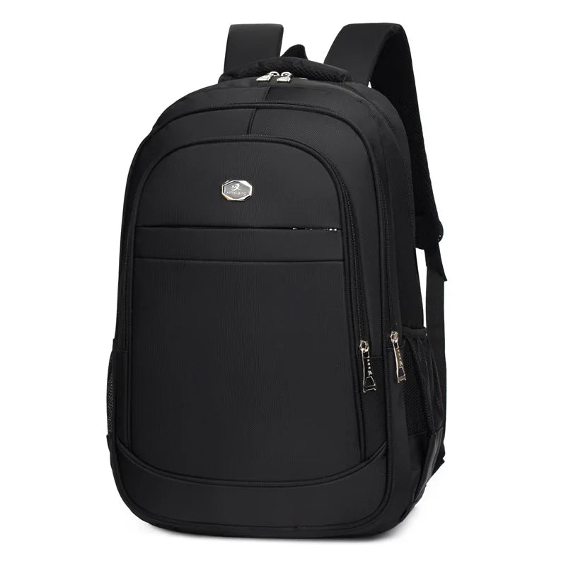 Large Capacity Men's Printed Logo Backpack Business Computer Travel Bag for College Students School for Business Trip Hiking