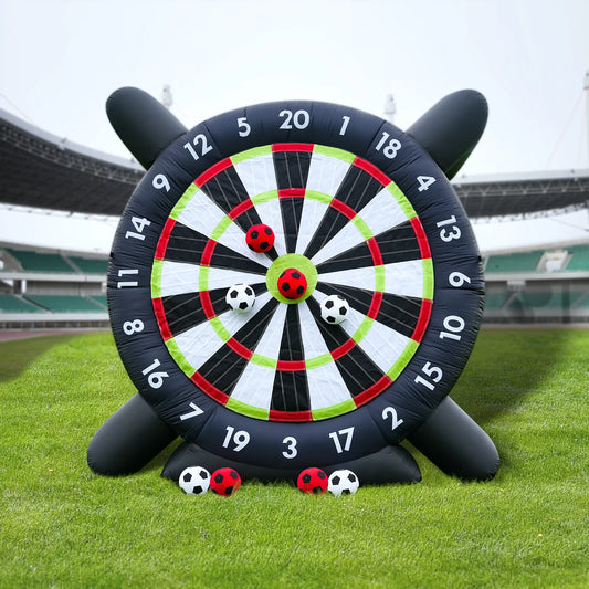 Giant Inflatable Football Darts Game Kick Shooting Game Commercial Inflatable Soccer Dart Board Outdoor Games for Kids Adults