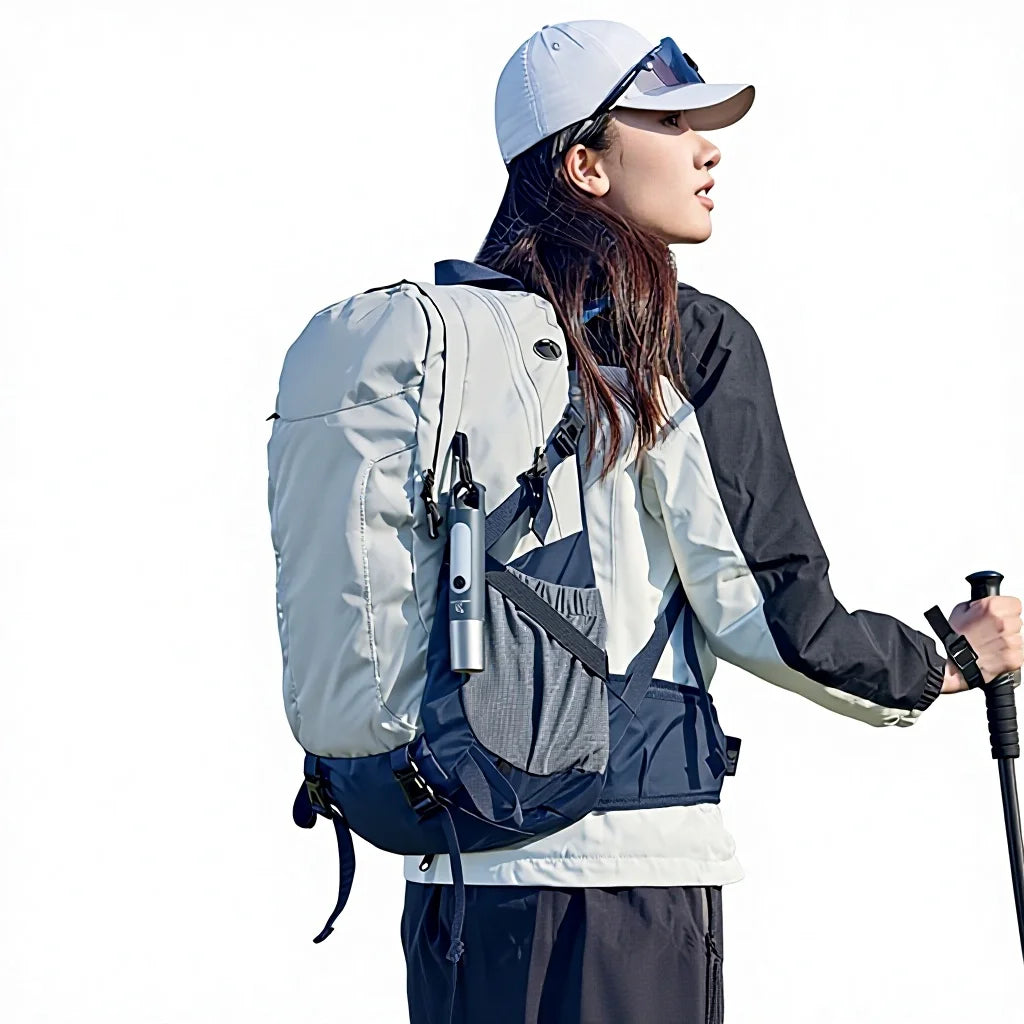2025 Hot New Double Backpack Men's Women's Outdoor Hiking Travel Lightweight 36-55L Oxford Cloth Waterproof Air Cushion Strap