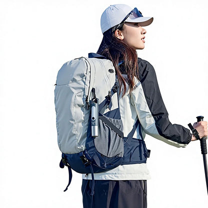 2025 Hot New Double Backpack Men's Women's Outdoor Hiking Travel Lightweight 36-55L Oxford Cloth Waterproof Air Cushion Strap