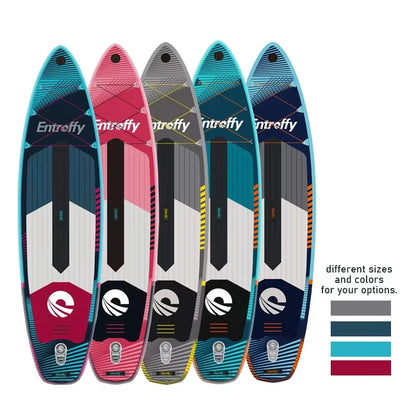 Entroffy OEM Foldable Surfboard Drop Stich Kite Surfing Pvc Inflatable Surfboards