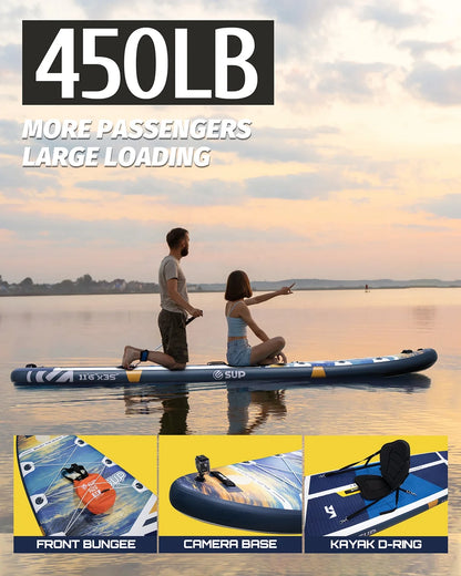 11ft 6in extra Wide  Easy to Carry  Inflatable Paddleboard  USA  Warehouse Drop Ship  sup Water Play Surfing