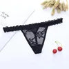 Customized Ladies Letter Thong Sexy High Quality Love Letter Eyelash Lace Panty Flower Women's Panties Lingerie