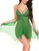 Sexy Erotic Lingerie Front Closure Babydoll Nightdress Thong Set Attractive Sleepwear Night Dress Robe Sexy Lingerie for Women