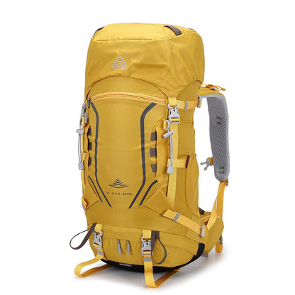 40L(35+5 )Waterproof Hiking Camping Backpack With Rain Cover, Professional Outdoor Sport Travel Daypack