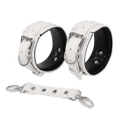 Adults Toys SM Products Sex Toys PU Leather Handcuffs Ankle Cuffs Bondage Gear bdsm Toys SEX Adult Games jugetes sexuales