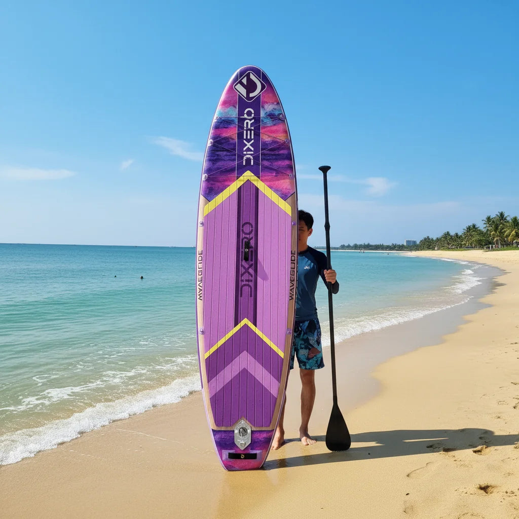 Free Delivery EU New Design Drop Stitch Inflatable Stand up Paddle Board 400lbs Capacity All Skill Levels All-Around SUP