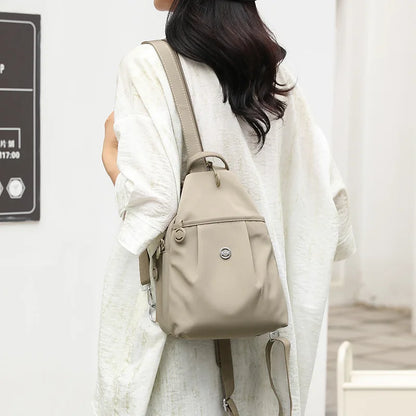 Mini Waterproof Anti-theft Women's Chest Bag 2025 New Simple Versatile Fashion Oxford Cloth Casual Small Mini Women's Backpack