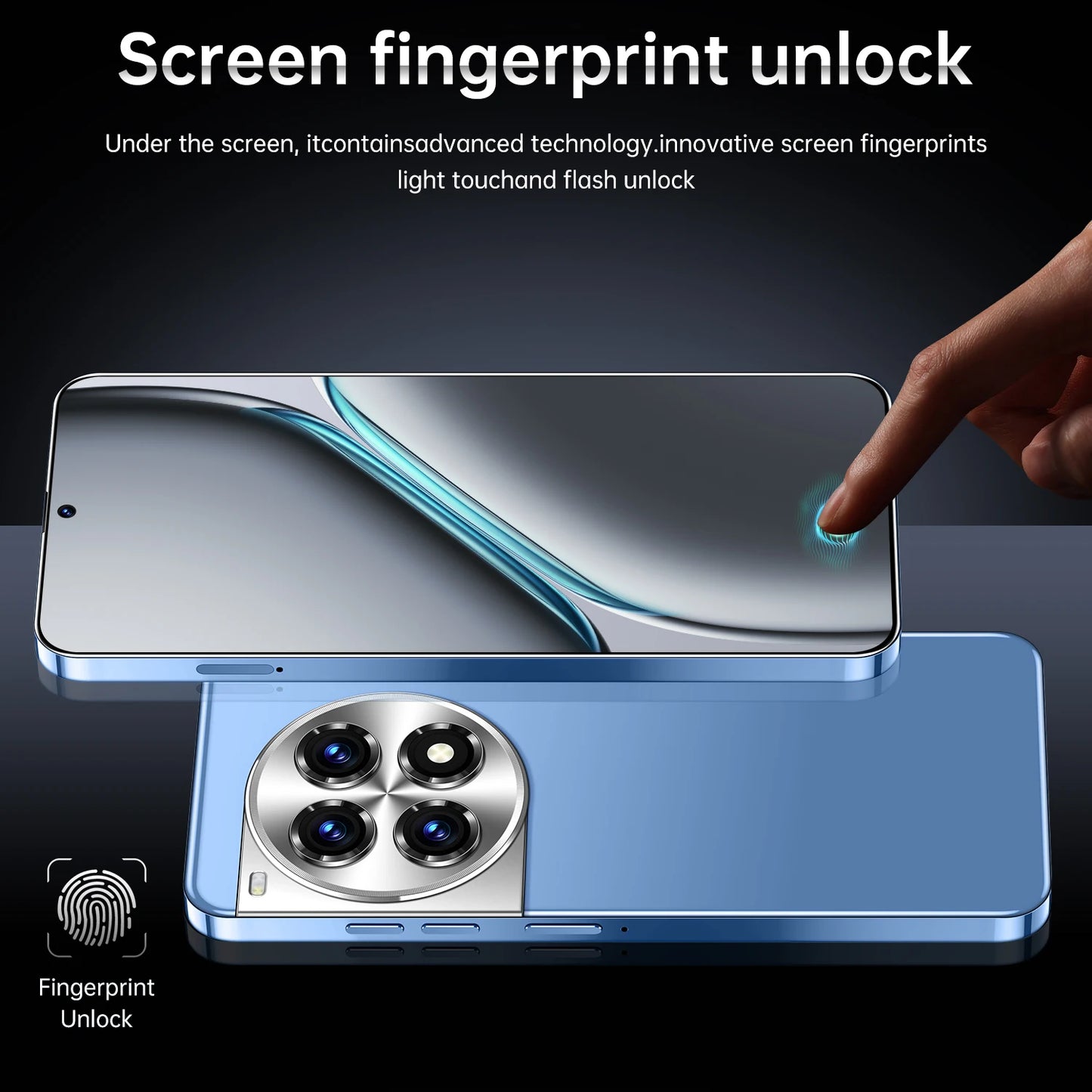 Value Deal Camon 30 5G Android Smartphone with 16GB+1TB 72MP+108MP Dual Camera Face Unlock Full Display Mobile Phone