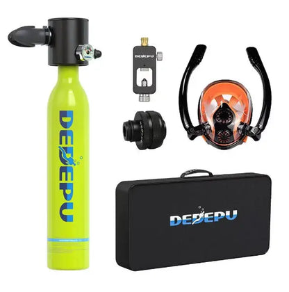 Dedepu  Mini  Breath Portable Scuba Diving Chamber Equipment 0.5L Without Glasses Scuba Tank Air Cylinder