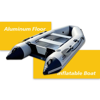 Thermal Welded SOLAR MARINE 9.8 ft 3 Meters Inflatable Speed Boat Outdoor Fishing Rescue Rowing Dinghies With Free Accessories
