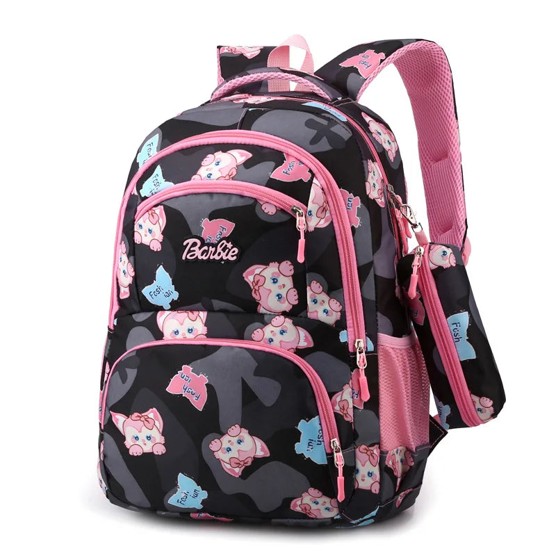 Two-Piece Fashionable Korean Backpack for Junior Senior High School Students Cross-Border Foreign Trade for Primary Campus Use