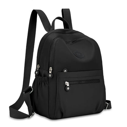 Nylon Fabric Multi Compartment Practical Women's Backpack for Outdoor Commuting, Versatile Zipper Closure,  Single Shoulder Bag