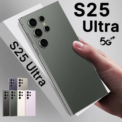 Wholesale 2025 Ultra S25 5G Smartphone Global Unlocked 16G+1T UK Deca Core CPU 108MP Rear Camera 4K HD Display 120Hz Refresh
