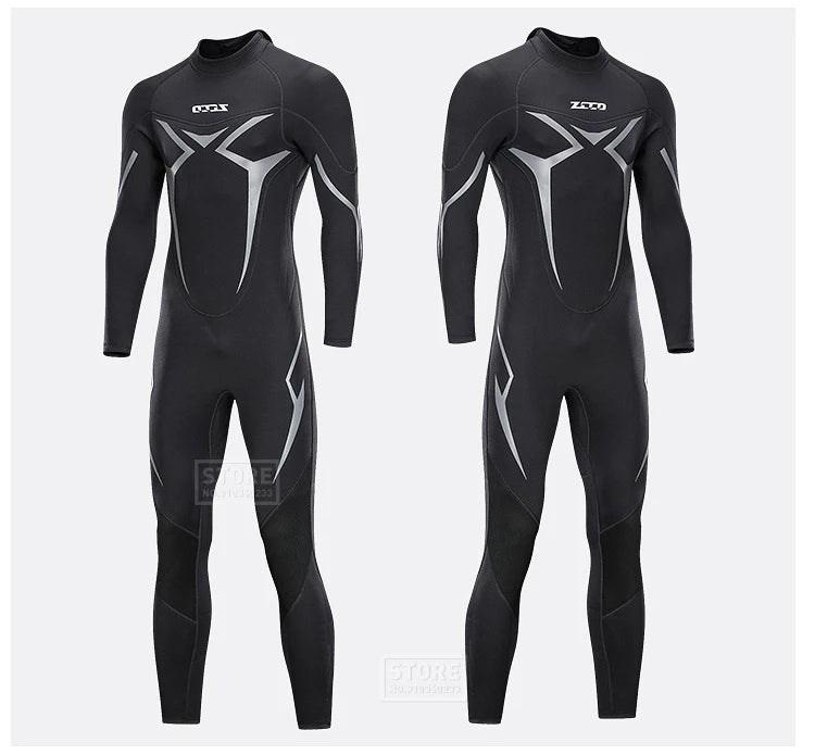 Men Wetsuit 3mm Neoprene Surfing Scuba Diving Snorkeling Swimming Body Suit Wet Suit Surf Kitesurf  Clothes Equipment