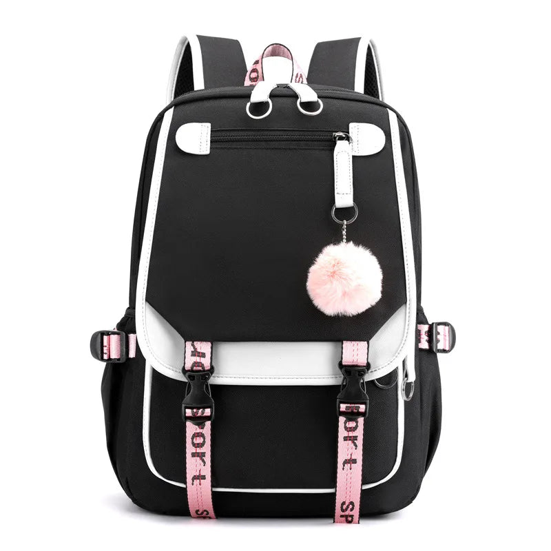 Latest Design Korean Utility Large Capacity Oxford Outdoor Casual Unisex Waterproof School Backpack