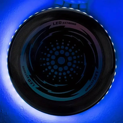 LED Light up Flying Disc for Outdoor Sports & Beach Fun W/ 42 LEDs for Night Time Play & Comfortable Grip for Outdoor Games
