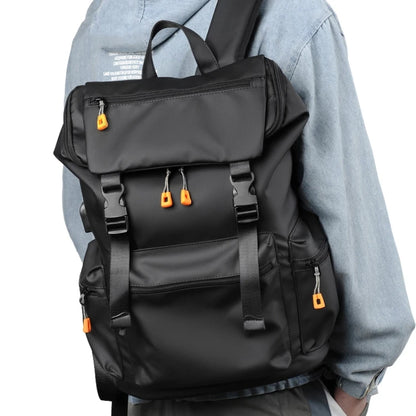 Business Leisure Comfortable Zipper Closure Waterproof Oxford Nylon Large Capacity Travel Bag Outdoor Sports Backpack