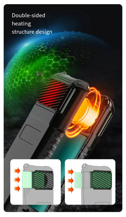 Portable Backpack Rechargeable PVC Electric Mosquito Repellent Double Side Heating Device Camping Hiking Picnic Tour All Seasons