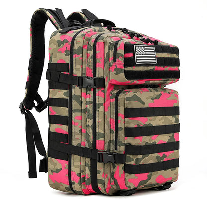 3P Backpack Men's Camping Camouflage Mountaineering Leisure Travel Sports Large Capacity Laptop Outdoor Tactical Backpack