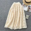 Boutique Wholesale 2025 Spring Fashion New French High Waisted A-line Sweet Temperament Women's Half Skirt