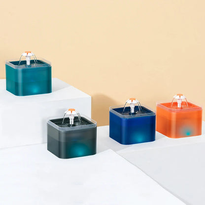 Pet Water Dispenser Automatic Pet Drinking Feeder Cat Water Fountain LED Water Level Display Cat Products