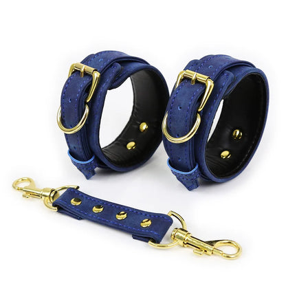 Adults Toys SM Products Sex Toys PU Leather Handcuffs Ankle Cuffs Bondage Gear bdsm Toys SEX Adult Games jugetes sexuales
