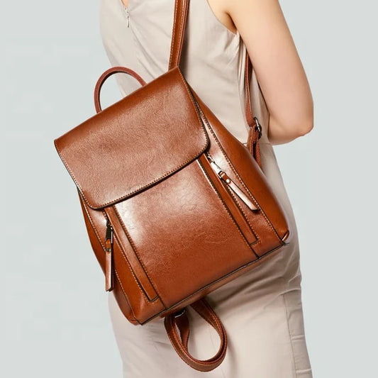 Women Purse Backpack for Travel Leather Backpack Women Fashion Casual Ladies Shoulder Bag
