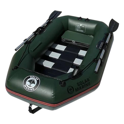 B175 1 Person 175cm Inflatable Rowing Boat Kayak Canoe Drifting Raft Dinghy Hovercraft Outdoor Fishing Diving Surfing Wood Floor