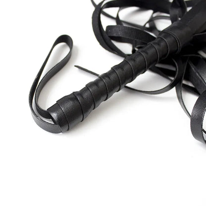 Exotic Flirting Toys of Scattered Tassel Small Leather Whips for Fetish Spanking BDSM Bondage Flogger Riding Crop Adult Games