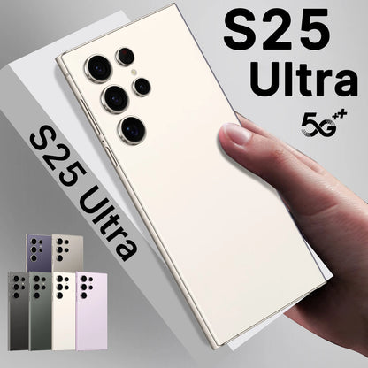 Wholesale 2025 Ultra S25 5G Smartphone Global Unlocked 16G+1T UK Deca Core CPU 108MP Rear Camera 4K HD Display 120Hz Refresh