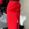 Boutique 2026 Spring New Fashionable High Waist Long Slim Fit Sexy Women's Half Skirt