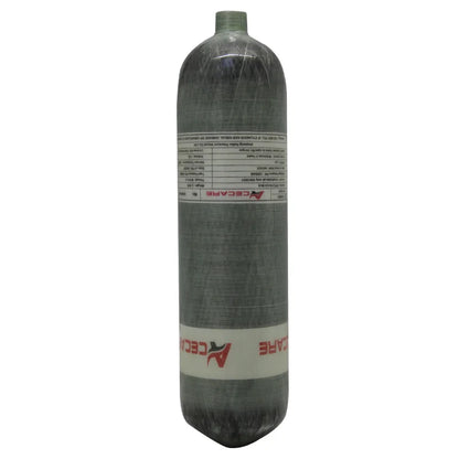 Acecare 3L CE Carbon Fiber Scuba Tank Aluminum Liner Composite Gas Cylinder for Diving and Fire Fighting