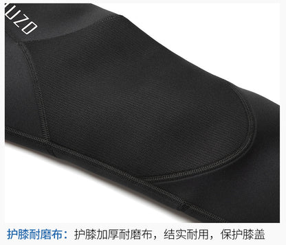 Wetsuit Tops Men and Women Vest 3mm Neoprene Long Sleeve Jacket Surfing Swimming Front Zip Wet Suit for Water Sports Shirt/Pants