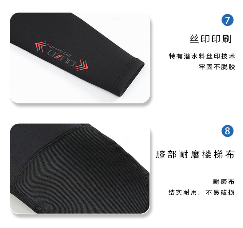 New 3MM Neoprene Men Woman Wetsuits Warm Split Diving Clothing Elasticity Scuba Surfing Snorkeling Water Sports Diving Suit