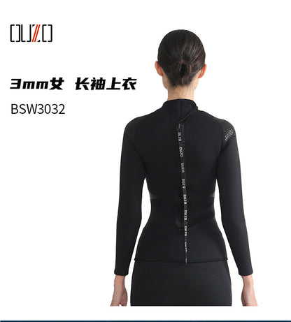 New 3MM Neoprene Men Woman Wetsuits Warm Split Diving Clothing Elasticity Scuba Surfing Snorkeling Water Sports Diving Suit