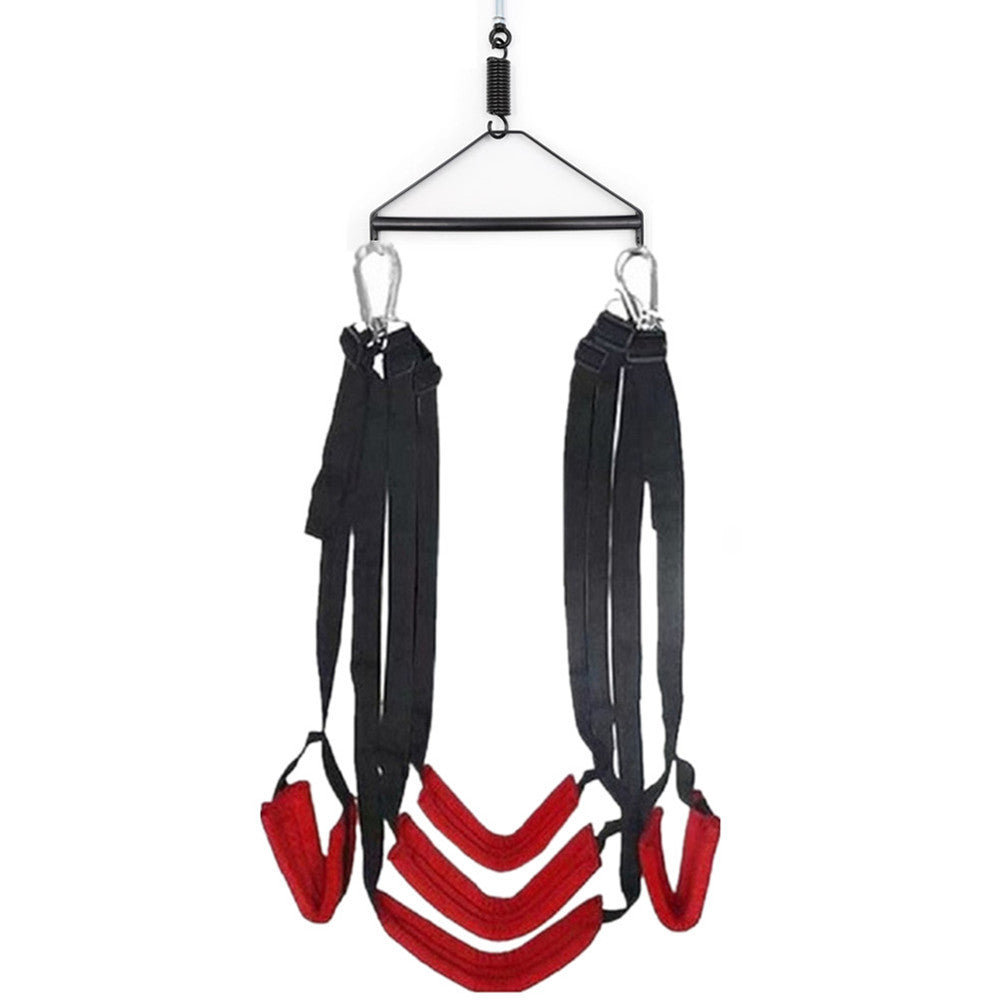 Sex Product Love Sex Swing 5-pad  Soft Material Hanging Door Swing Portable Thigh Restraint Sling Swing Sex Toys For Couple