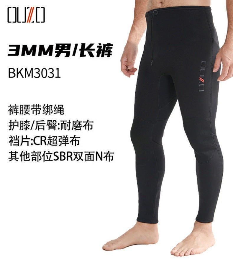 New 3MM Neoprene Men Woman Wetsuits Warm Split Diving Clothing Elasticity Scuba Surfing Snorkeling Water Sports Diving Suit