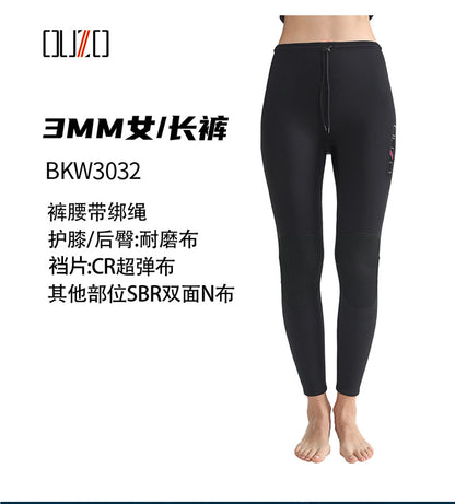 New 3MM Neoprene Men Woman Wetsuits Warm Split Diving Clothing Elasticity Scuba Surfing Snorkeling Water Sports Diving Suit