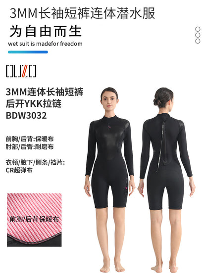 New 3MM Neoprene Men Woman Wetsuits Warm Split Diving Clothing Elasticity Scuba Surfing Snorkeling Water Sports Diving Suit