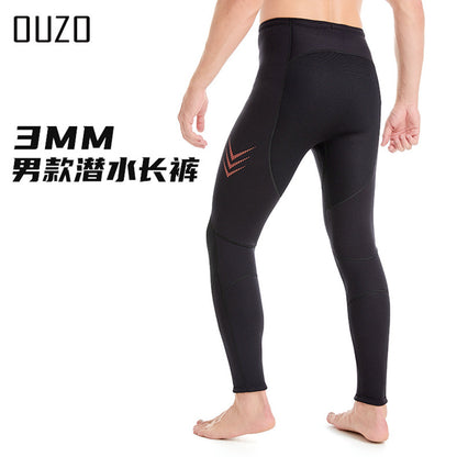 Wetsuit Tops Men and Women Vest 3mm Neoprene Long Sleeve Jacket Surfing Swimming Front Zip Wet Suit for Water Sports Shirt/Pants