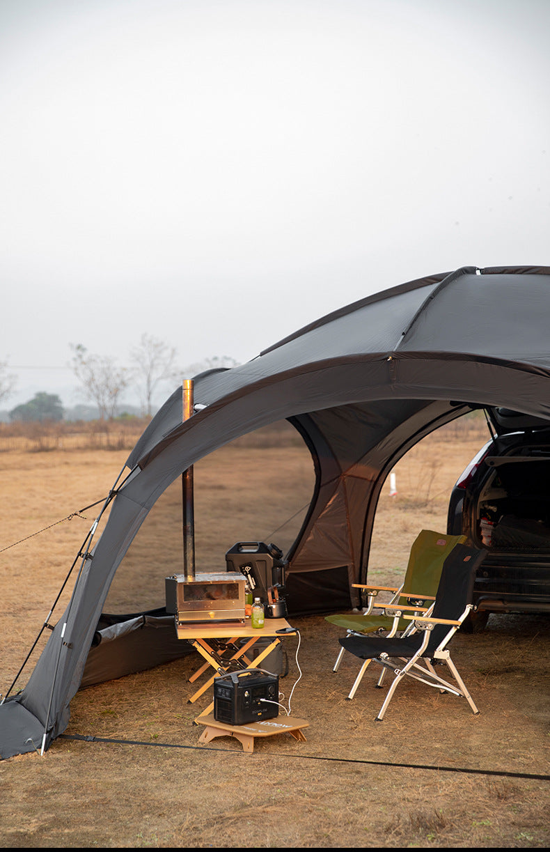 Mountainhiker 8-10 person outdoor camping dome camping tent lightweight luxury round large canopy large sunshade pavilion tent