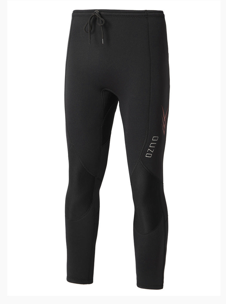 Wetsuit Tops Men and Women Vest 3mm Neoprene Long Sleeve Jacket Surfing Swimming Front Zip Wet Suit for Water Sports Shirt/Pants