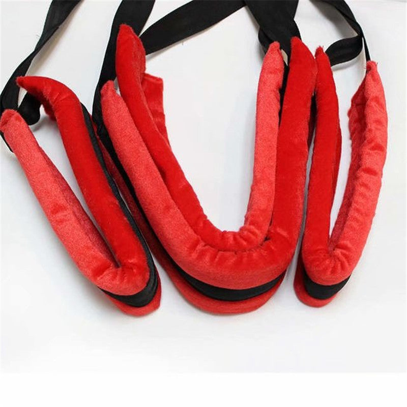 Sex Product Love Sex Swing 5-pad  Soft Material Hanging Door Swing Portable Thigh Restraint Sling Swing Sex Toys For Couple