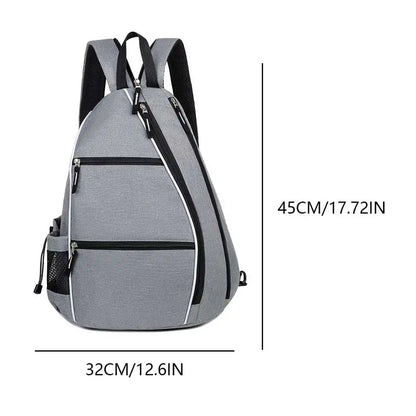 Pickleball Bag Racketball Sling Bag Adjustable Pickleball Backpack Multifunctional Sports Backpack Large Capacity Tennis Bag