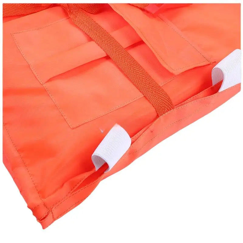 1Pcs Zipper Safety Life Jacket For Adult Flood Rescue Vest Emergency Flotation Device With Pockets Water Survival Safety Gear