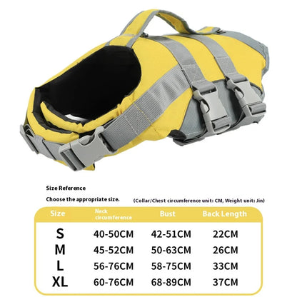 Dog Life Jacket Summer Safety Clothes Dog Life Vest Swimming Clothes Swimwear Pet Coat Jacket