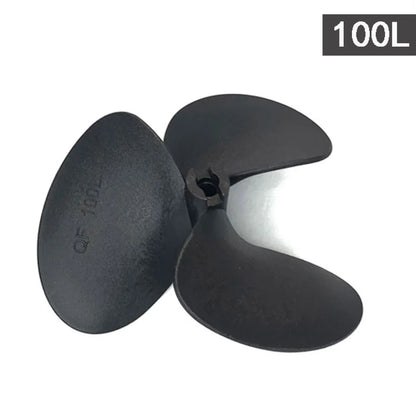 YSIDO 70mm 80mm 90mm 100mm CW/CCW 5.0mm Three Blades Paddle Propeller for RC Boat Simulated Ship Underwater Drone